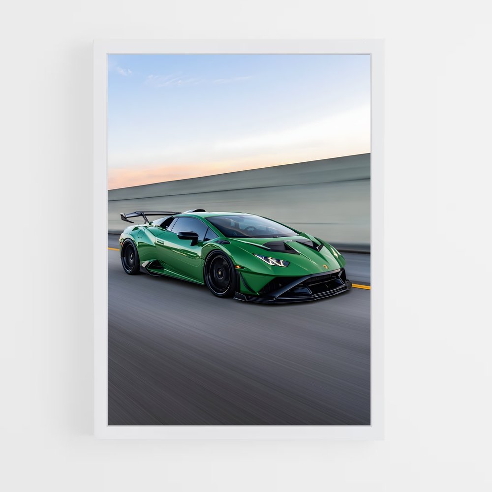 Poster Huracan de sto – affiche Lamborghini (vue 3)